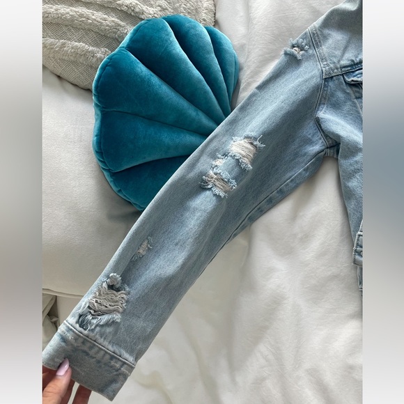 Distressed Jean Jacket - Picture 9 of 9